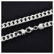 Gourmette bishop's chain, 80cm sterling silver s2
