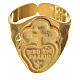 Bishop ring gold-plated silver 925, Passionists s1
