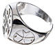 Episcopal ring in 925 silver with Jerusalem cross s3