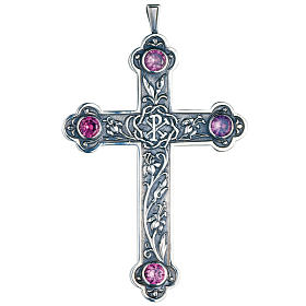 Pectoral cross in sterling silver with Chi-rho by Molina