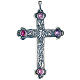 Pectoral cross in sterling silver with Chi-rho by Molina s1