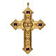 Cross for bishops by Molina in golden sterling silver s1