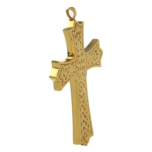 Croix pectorale pour évêque Molina argent 925 doré 2