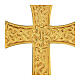 Cruz bispo Molina prata 925 dourada decorada IHS s3