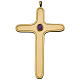 Croix pectorale arrondie Molina argent 925 doré s1