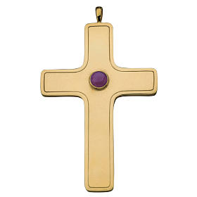 Simple pectoral cross in sterling silver, Molina