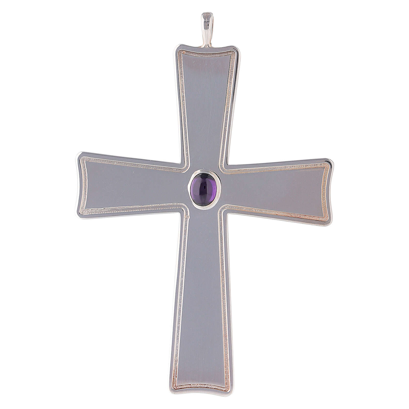 Molina cross for bishops in sterling silver | online sales on HOLYART.co.uk