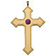 Croix pour évêque pointue Molina argent 925 doré s1