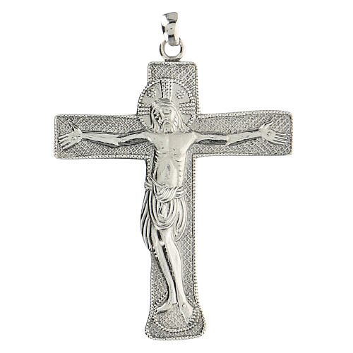 Molina pectoral cross in sterling silver 1