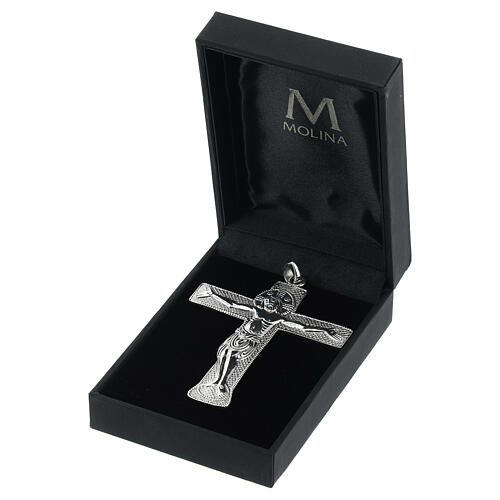 Molina pectoral cross in sterling silver 6