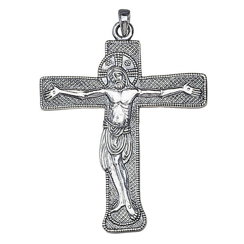 Molina pectoral cross in sterling silver 1