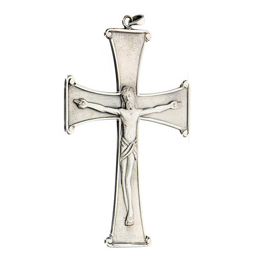 Crucifix pendentif pour évêque Molina argent 925 3