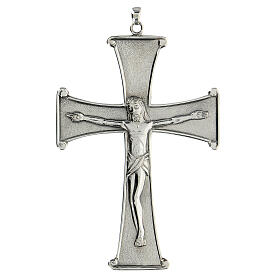 Crucifixo de colar alargada Molina prata 925
