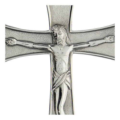 Crucifixo de colar alargada Molina prata 925 2