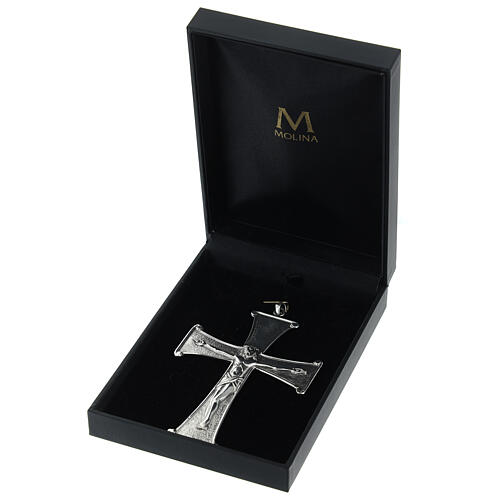 Crucifixo de colar alargada Molina prata 925 6