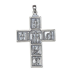 Molina cross for the neck, 5x3.5cm in sterling silver