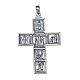 Croix romaine décorée pendentif pour évêque 5x3,5 Molina argent s1
