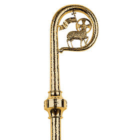 Molina Crozier, hand hammered in golden brass