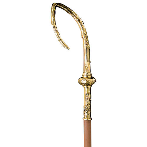 Molina Crozier in brass with olive branches and dove 1