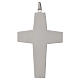 Pectoral cross chiseled silver-plated copper with blue stone s2
