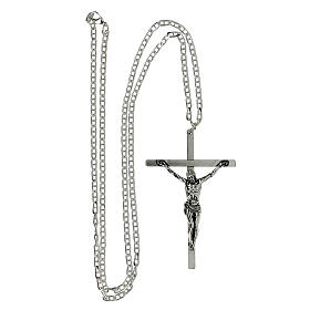 Pectoral cross silver-plated 10x6,5cm s5