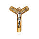 Pectoral cross in bicolor brass 9x6cm s1