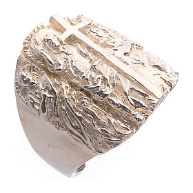Bishop ring silver 925 Jesus s1