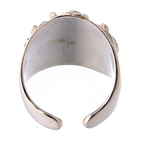 Bishop ring silver 925 Jesus s5