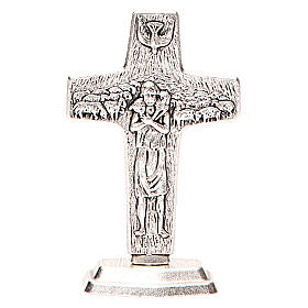Croix Bon Pasteur de Pape François avec base