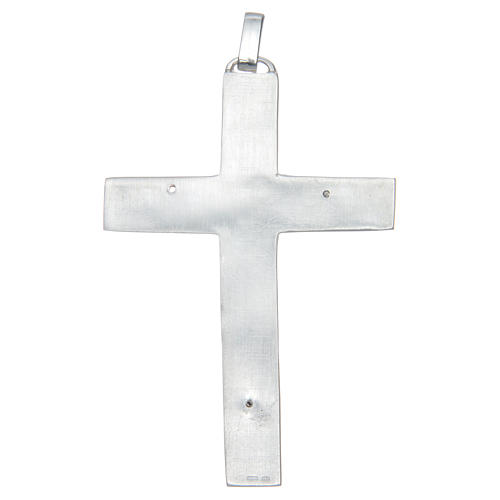 Pectoral cross with Evangelists in sterling silver 2