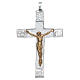 Pectoral cross with Evangelists in sterling silver s1