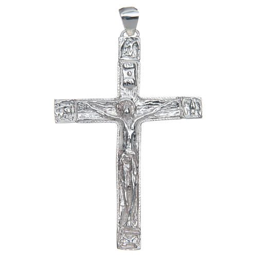 Cruz peitoral crucifixo prata 925 1