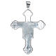 Cruz peitoral crucifixo prata 925 estilo bizantino bicolor s2