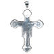 Cruz peitoral crucifixo prata 925 estilo bizantino s2