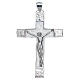 Pectoral cross with 4 evangelists in sterling silver, Body of Christ in relief s1