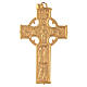 Cruz pectoral Molina plata 925 dorada estilo céltico s1