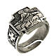 Good Shepherd ring, 925 silver with antique finish s1