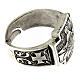 Good Shepherd ring, 925 silver with antique finish s4