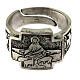 Good Shepherd ring in antiqued 925 silver s2