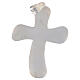 Pectoral Cross Crucifix leaf Burnished Silver 925 s3