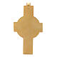 Pectoral cross with body of Christ, Celtic style, gold plated 925 silver s3
