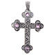 Pectoral cross with amethyst, 925 silver s1