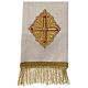 Mitra Episcopal Edição Limitada cor Branco Quente decoração dourada com pedras s4