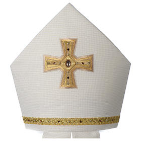 Mitre Limited Edition with Cross, ribbon and decorative stones