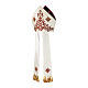 Miter in cotton and silk with tassels, hand-embroidered Gamma s1
