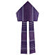 Purple striped Miter in lurex wool Gamma s1