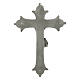 Bishop cross with crucifix in silver-plated brass 13 cm s4