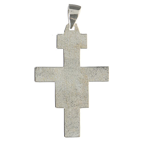 Cruz episcopal plata 925 2