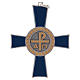 Croce pettorale Alfa e Omega argento 925 s1