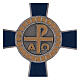 Krzyż pektoralny Alfa i Omega srebro 925 s2
